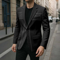 Custom Norway Football Blazer Cross Nordic Knot Pattern