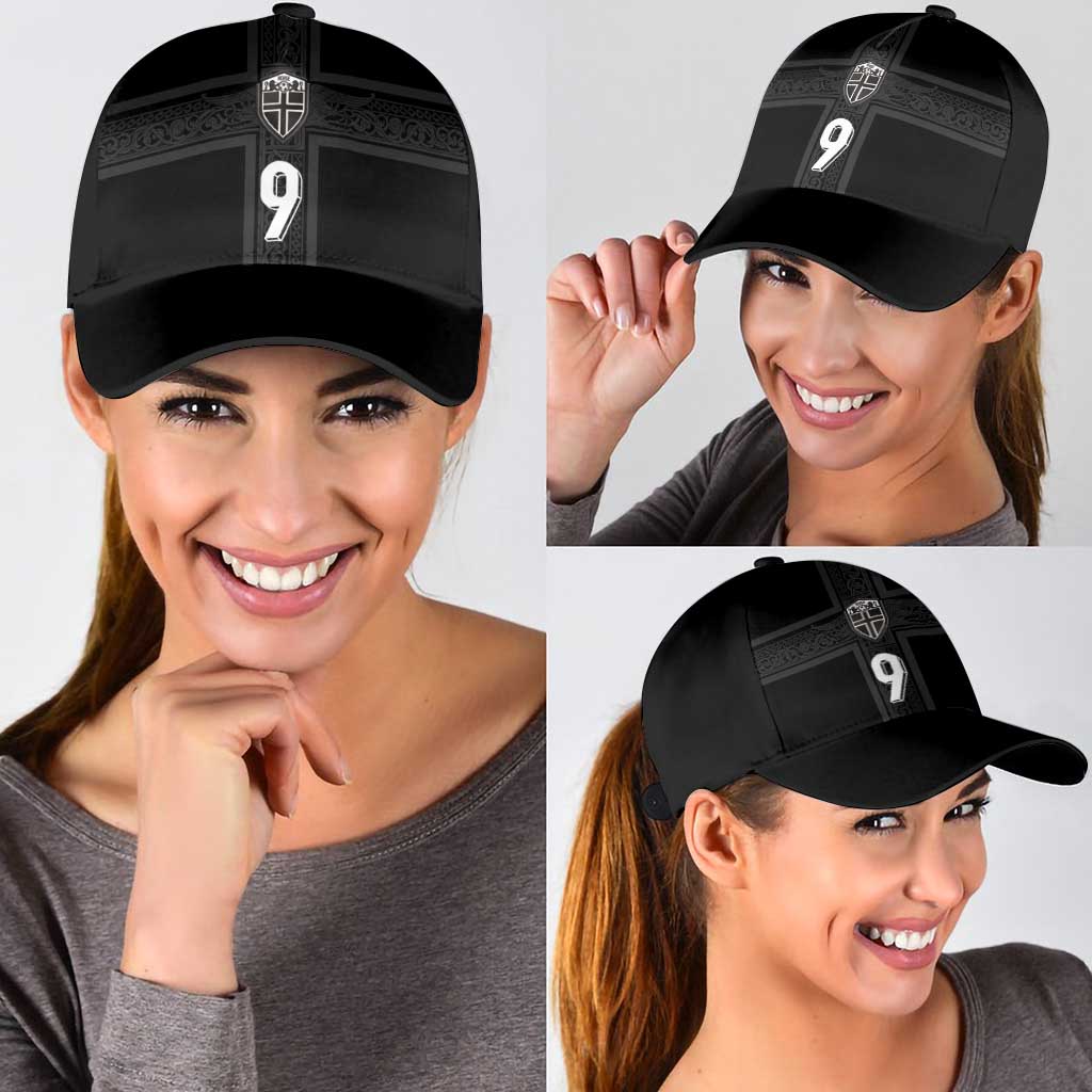 Custom Norway Football Classic Cap Cross Nordic Knot Pattern