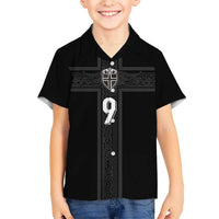 Custom Norway Football Hawaiian Shirt Cross Nordic Knot Pattern