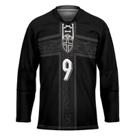 Custom Norway Football Hockey Jersey Cross Nordic Knot Pattern