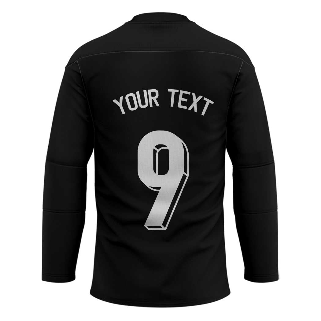 Custom Norway Football Hockey Jersey Cross Nordic Knot Pattern
