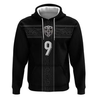Custom Norway Football Hoodie Cross Nordic Knot Pattern