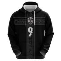 Custom Norway Football Hoodie Cross Nordic Knot Pattern