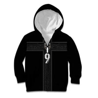 Custom Norway Football Kid Hoodie Cross Nordic Knot Pattern
