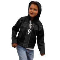 Custom Norway Football Kid Hoodie Cross Nordic Knot Pattern
