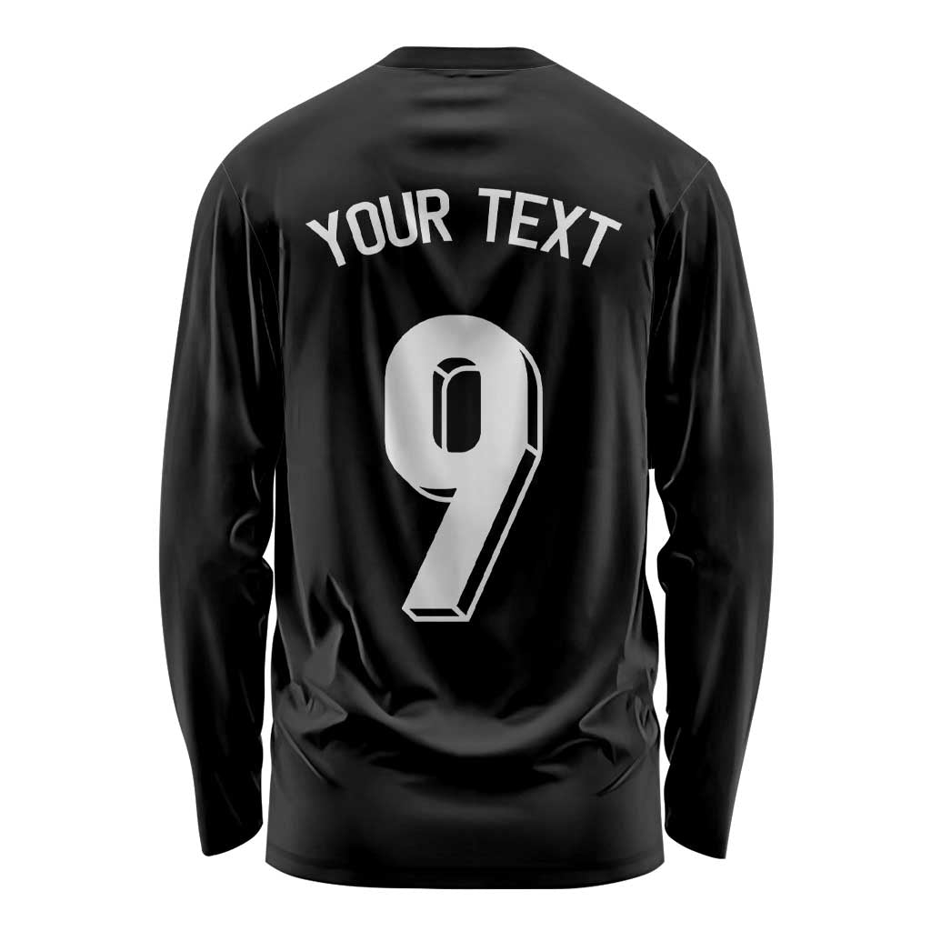 Custom Norway Football Long Sleeve Shirt Cross Nordic Knot Pattern