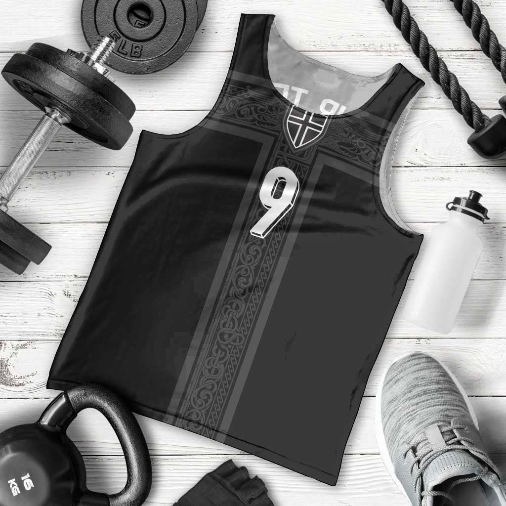 Custom Norway Football Men Tank Top Cross Nordic Knot Pattern