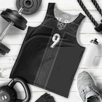 Custom Norway Football Men Tank Top Cross Nordic Knot Pattern