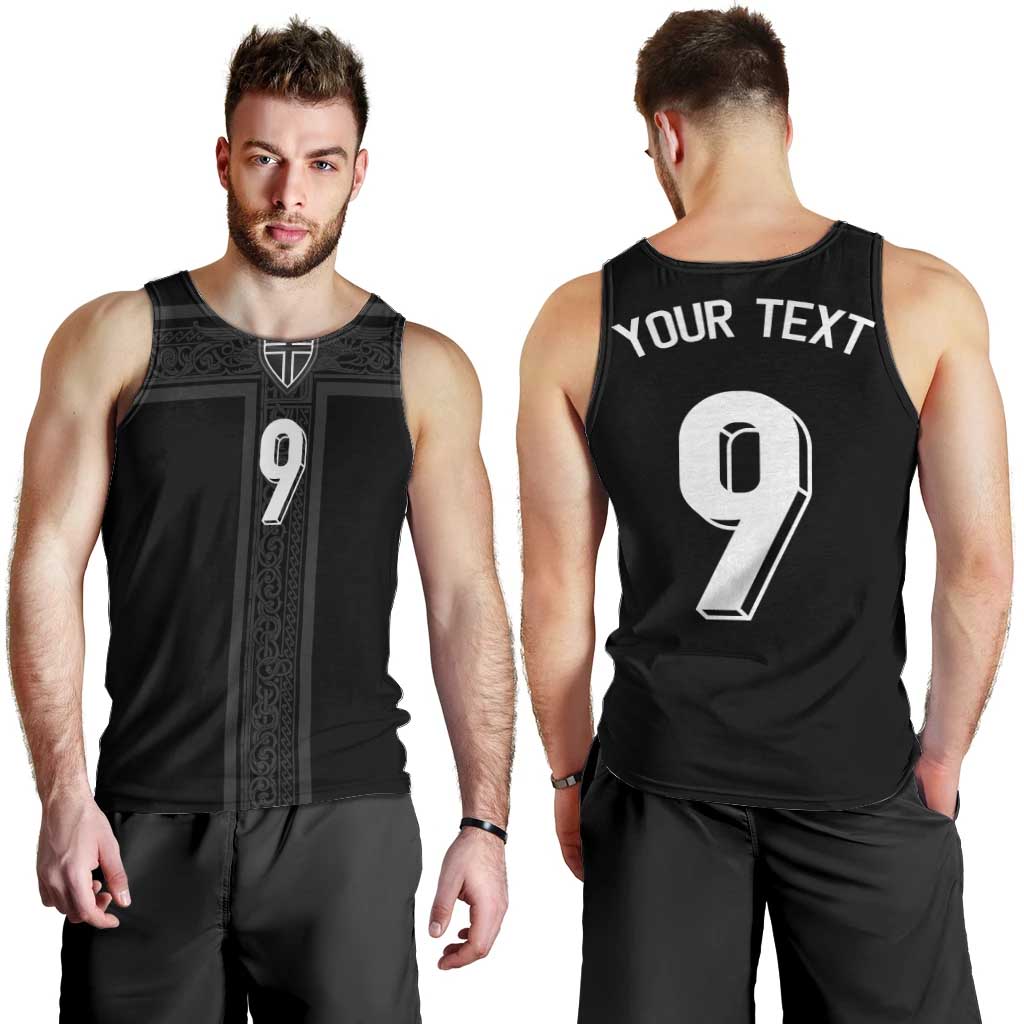 Custom Norway Football Men Tank Top Cross Nordic Knot Pattern