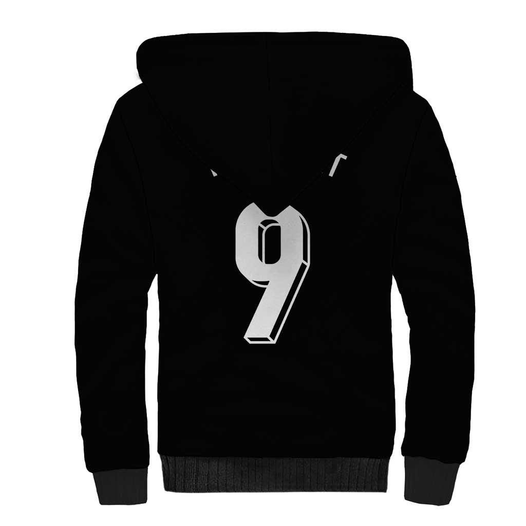 Custom Norway Football Sherpa Hoodie Cross Nordic Knot Pattern