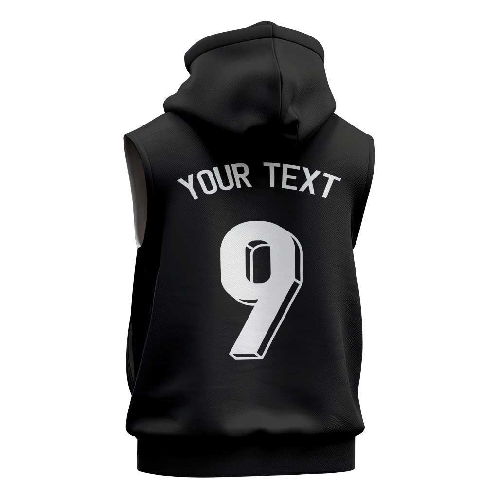 Custom Norway Football Sleeveless Hoodie Cross Nordic Knot Pattern
