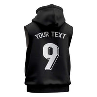 Custom Norway Football Sleeveless Hoodie Cross Nordic Knot Pattern