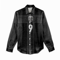 Custom Norway Football Women Casual Shirt Cross Nordic Knot Pattern