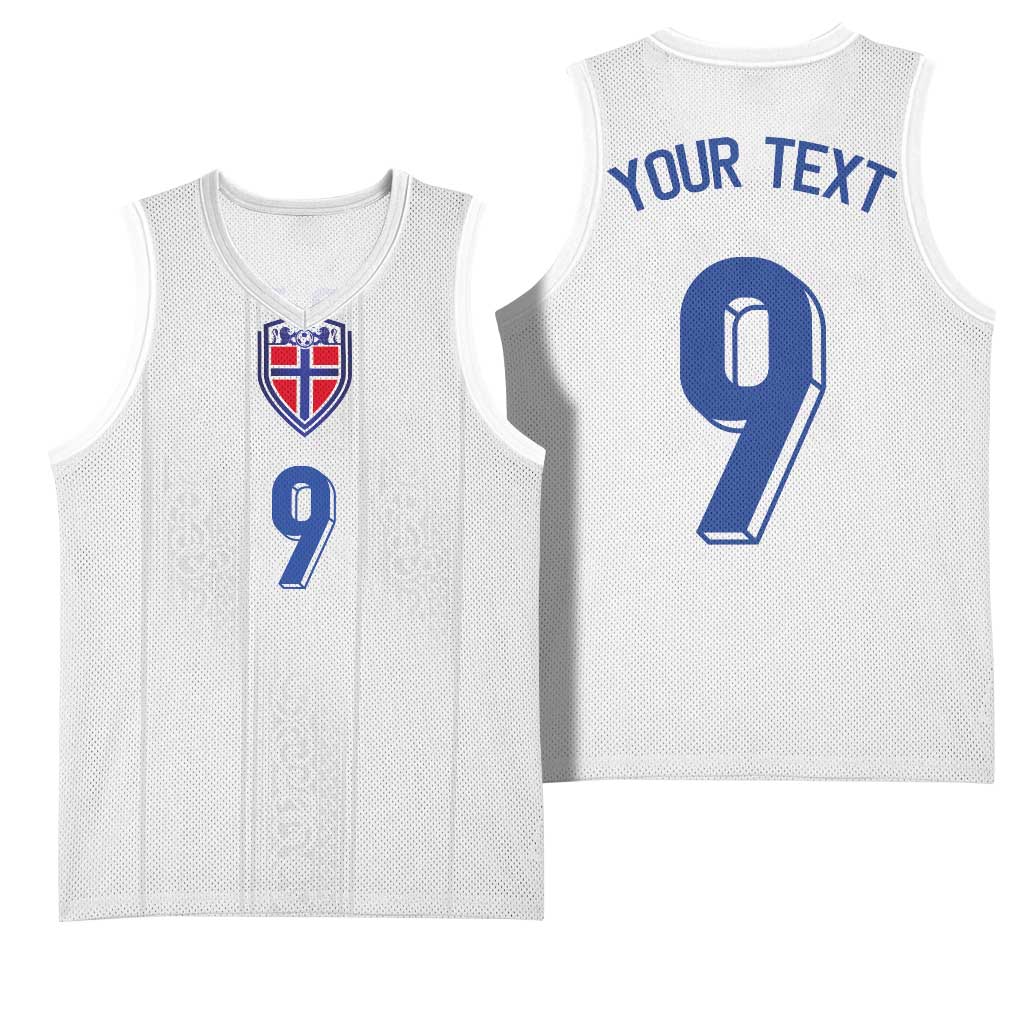 Custom Norway Football Basketball Jersey Nordic Knot Pattern