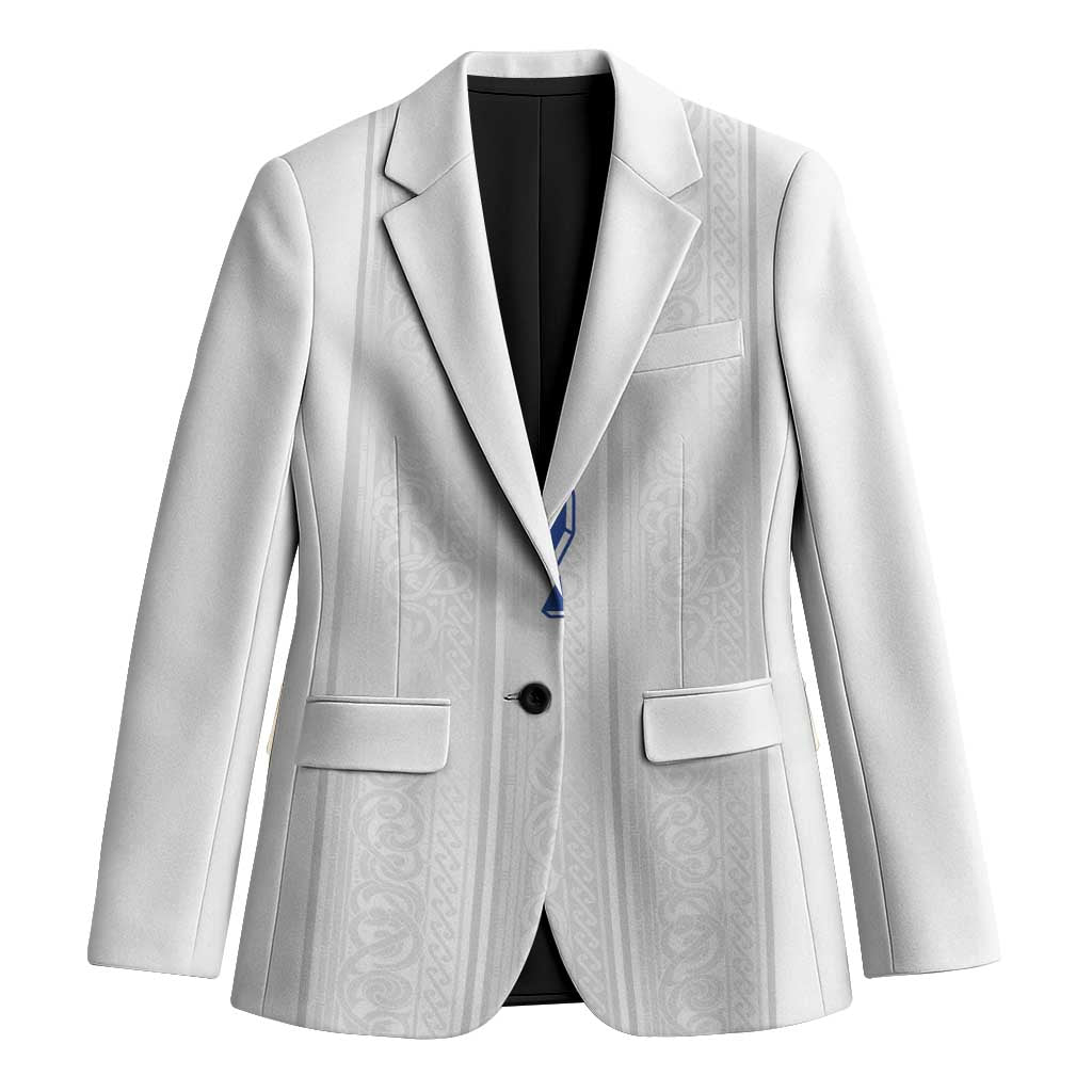 Custom Norway Football Blazer Nordic Knot Pattern