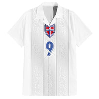 Custom Norway Football Hawaiian Shirt Nordic Knot Pattern