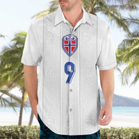 Custom Norway Football Hawaiian Shirt Nordic Knot Pattern