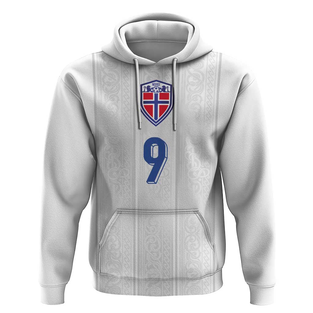 Custom Norway Football Hoodie Nordic Knot Pattern