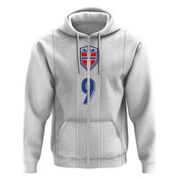 Custom Norway Football Hoodie Nordic Knot Pattern
