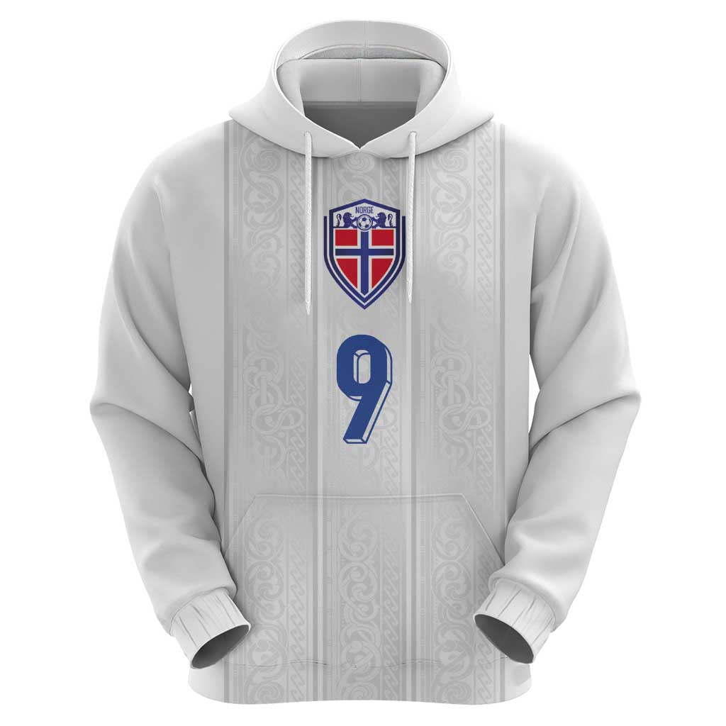 Custom Norway Football Hoodie Nordic Knot Pattern