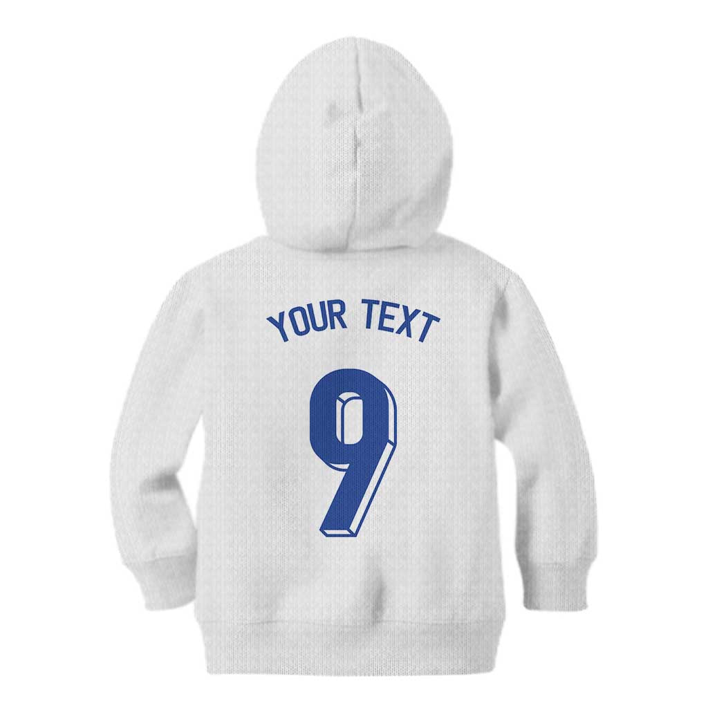 Custom Norway Football Kid Hoodie Nordic Knot Pattern