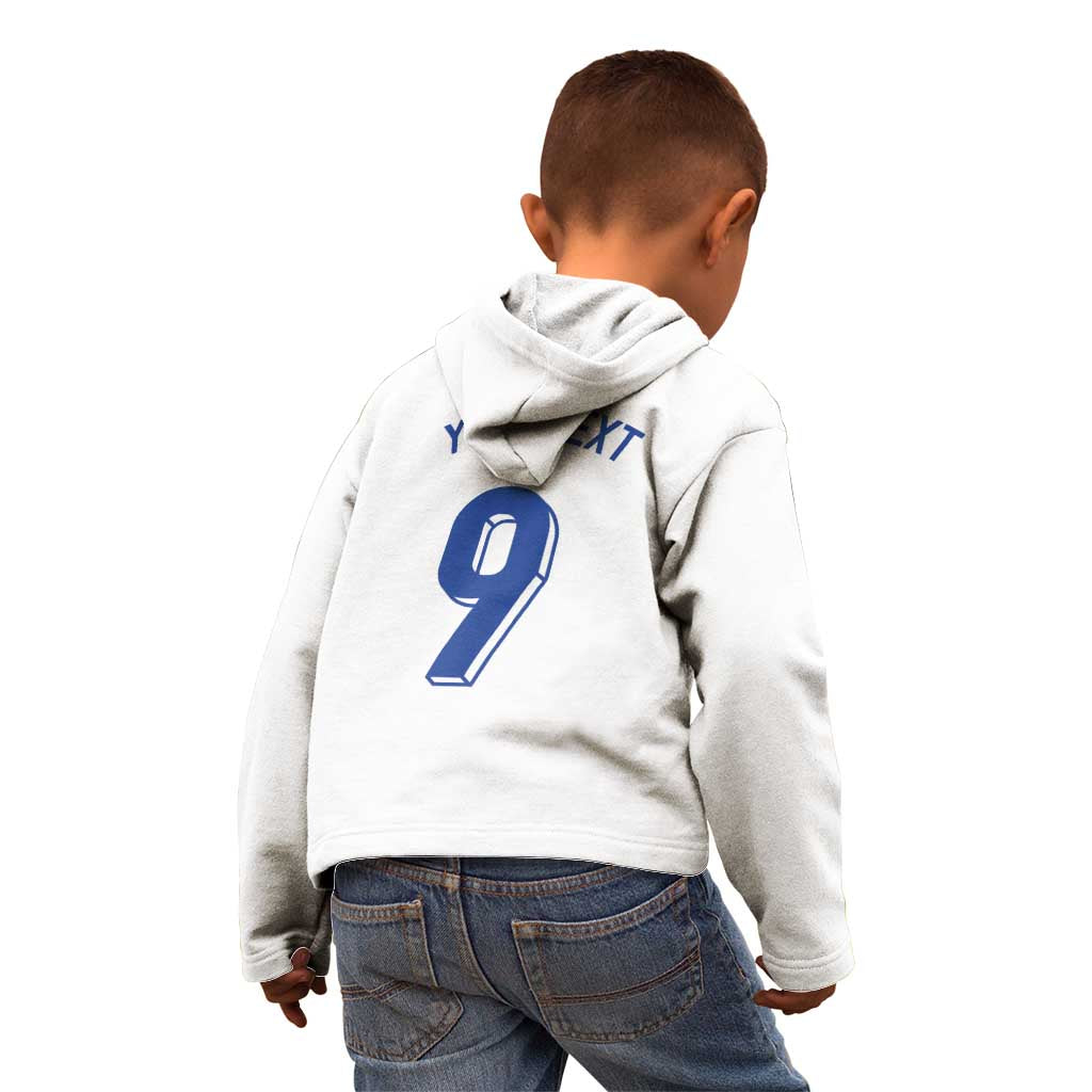 Custom Norway Football Kid Hoodie Nordic Knot Pattern