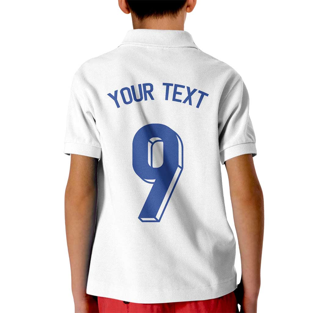 Custom Norway Football Kid Polo Shirt Nordic Knot Pattern