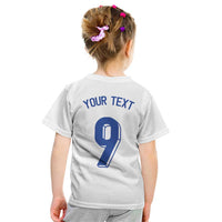 Custom Norway Football Kid T Shirt Nordic Knot Pattern