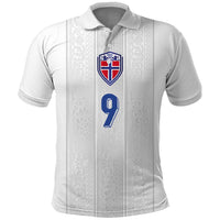 Custom Norway Football Polo Shirt Nordic Knot Pattern