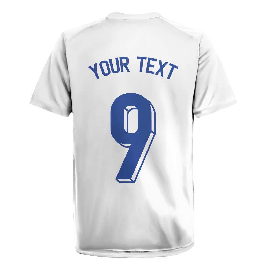 Custom Norway Football Rugby Jersey Nordic Knot Pattern
