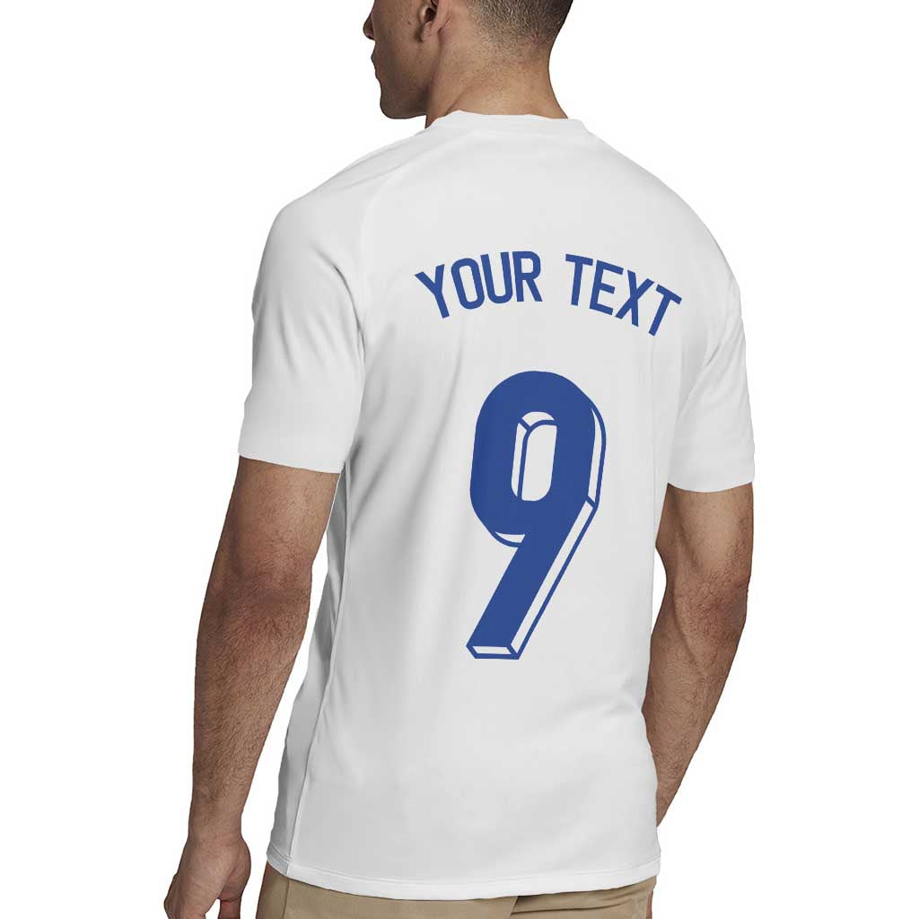 Custom Norway Football Rugby Jersey Nordic Knot Pattern