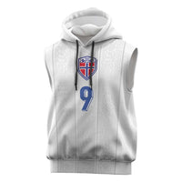 Custom Norway Football Sleeveless Hoodie Nordic Knot Pattern