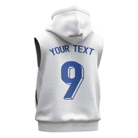 Custom Norway Football Sleeveless Hoodie Nordic Knot Pattern