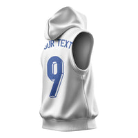 Custom Norway Football Sleeveless Hoodie Nordic Knot Pattern
