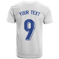 Custom Norway Football T Shirt Nordic Knot Pattern
