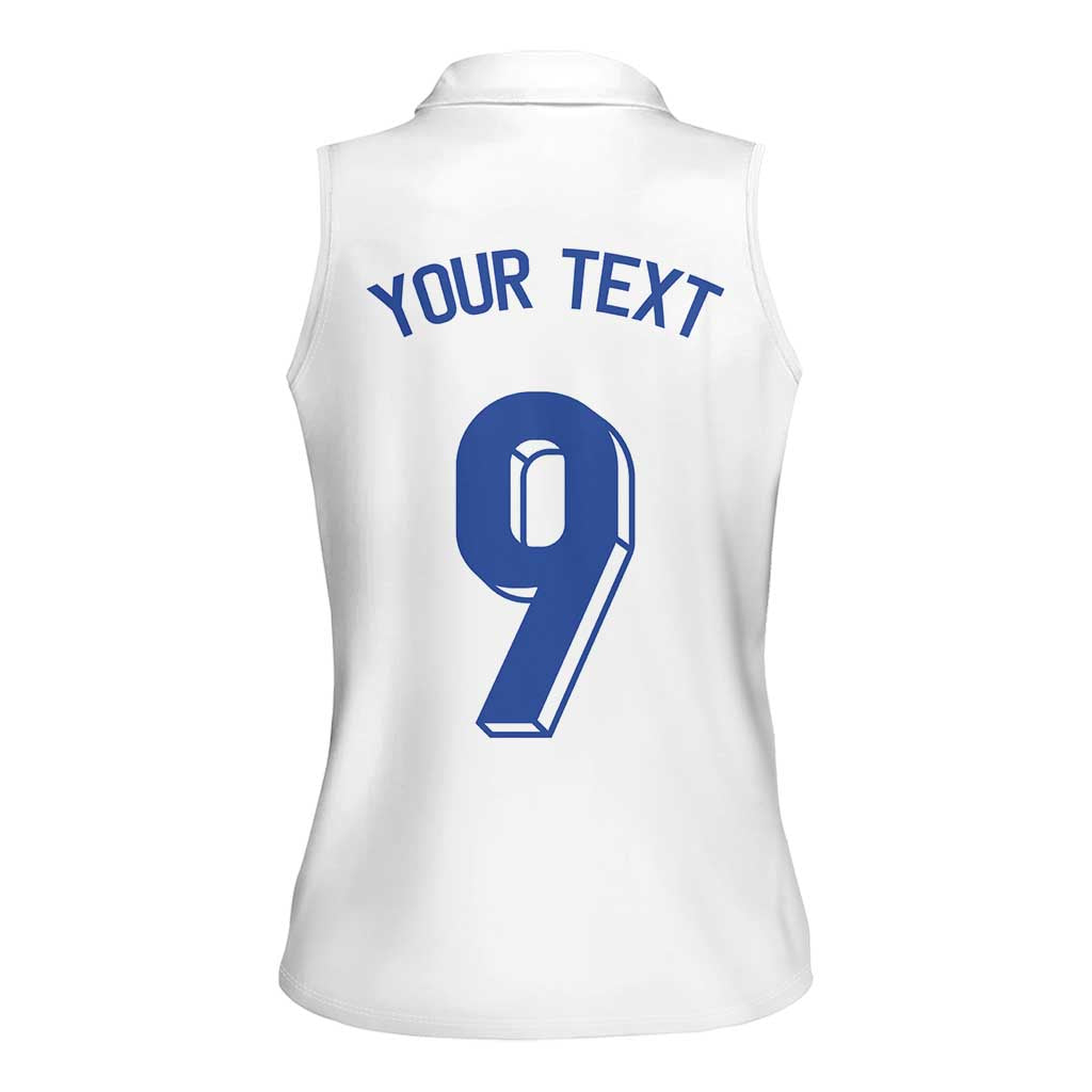 Custom Norway Football Women Sleeveless Polo Shirt Nordic Knot Pattern