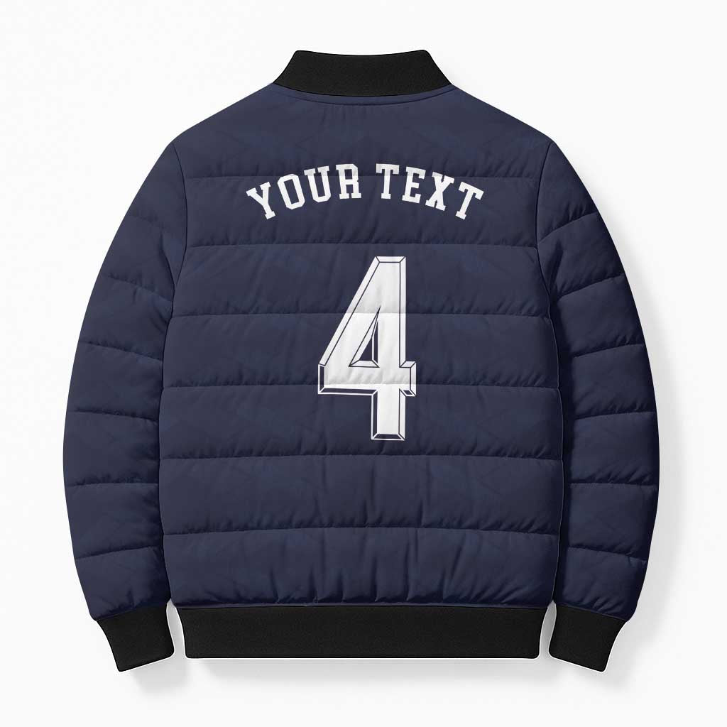 Custom Scotland Football Bomber Puffer Jacket Glory 2026
