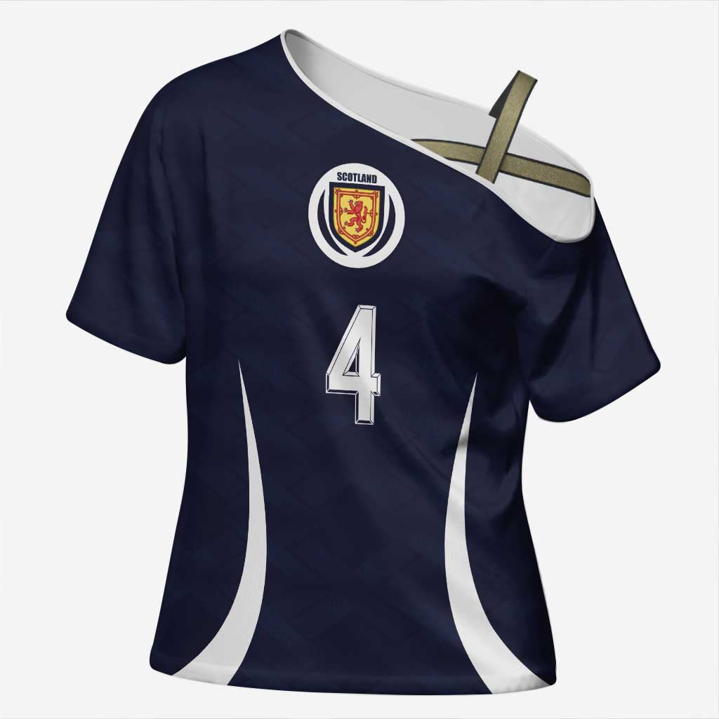 Custom Scotland Football Cross Shoulder Shirt Glory 2026