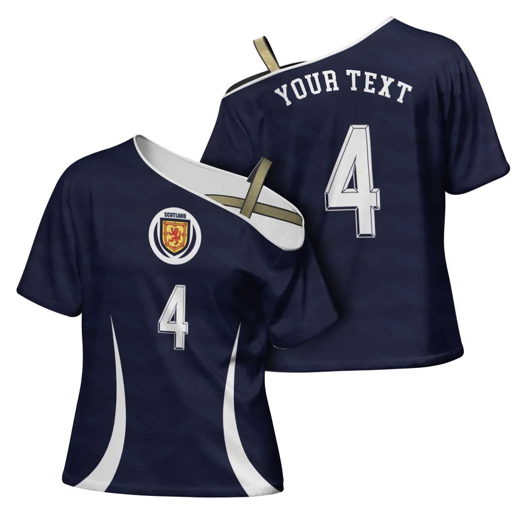 Custom Scotland Football Cross Shoulder Shirt Glory 2026