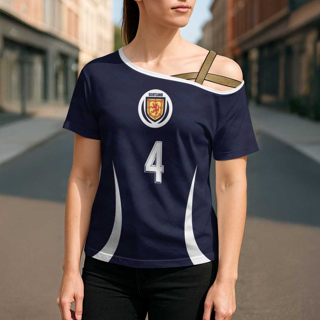 Custom Scotland Football Cross Shoulder Shirt Glory 2026