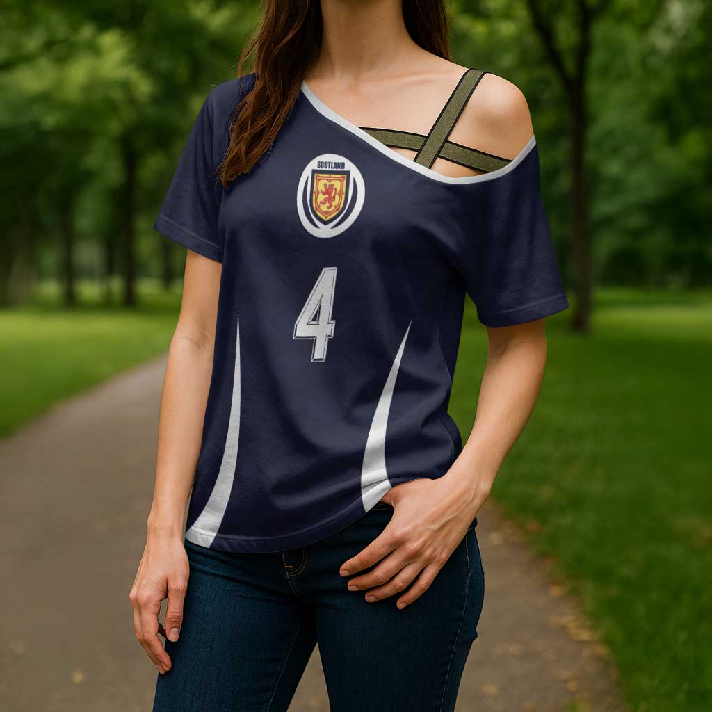 Custom Scotland Football Cross Shoulder Shirt Glory 2026