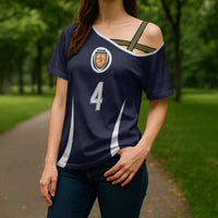 Custom Scotland Football Cross Shoulder Shirt Glory 2026