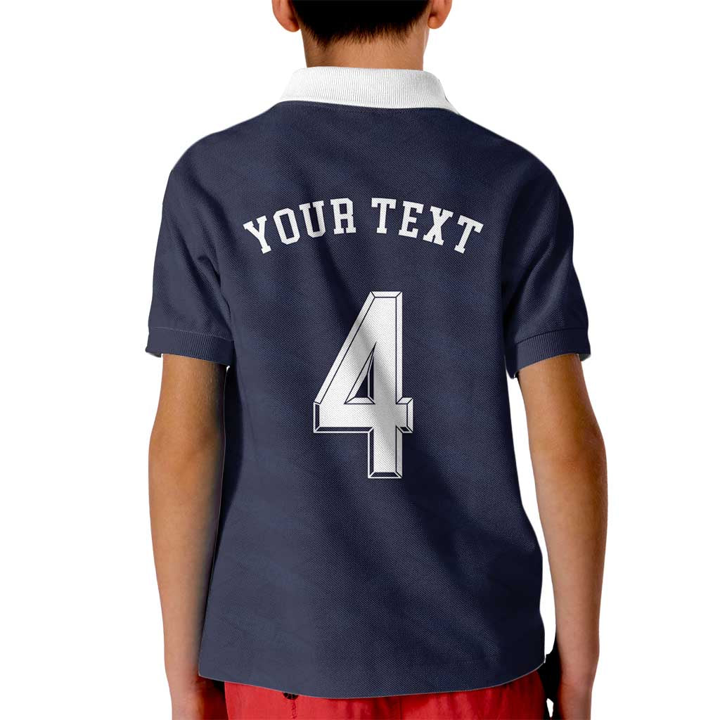 Custom Scotland Football Kid Polo Shirt Glory 2026