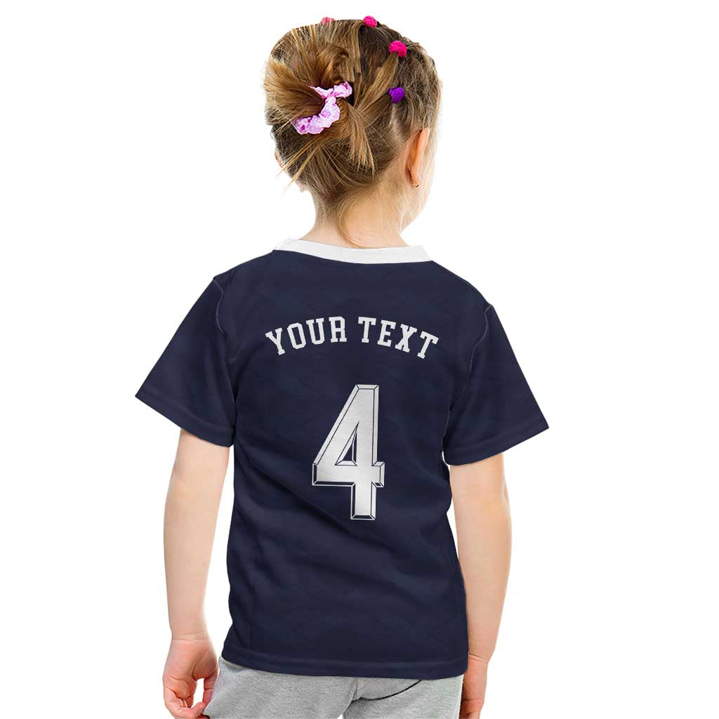 Custom Scotland Football Kid T Shirt Glory 2026