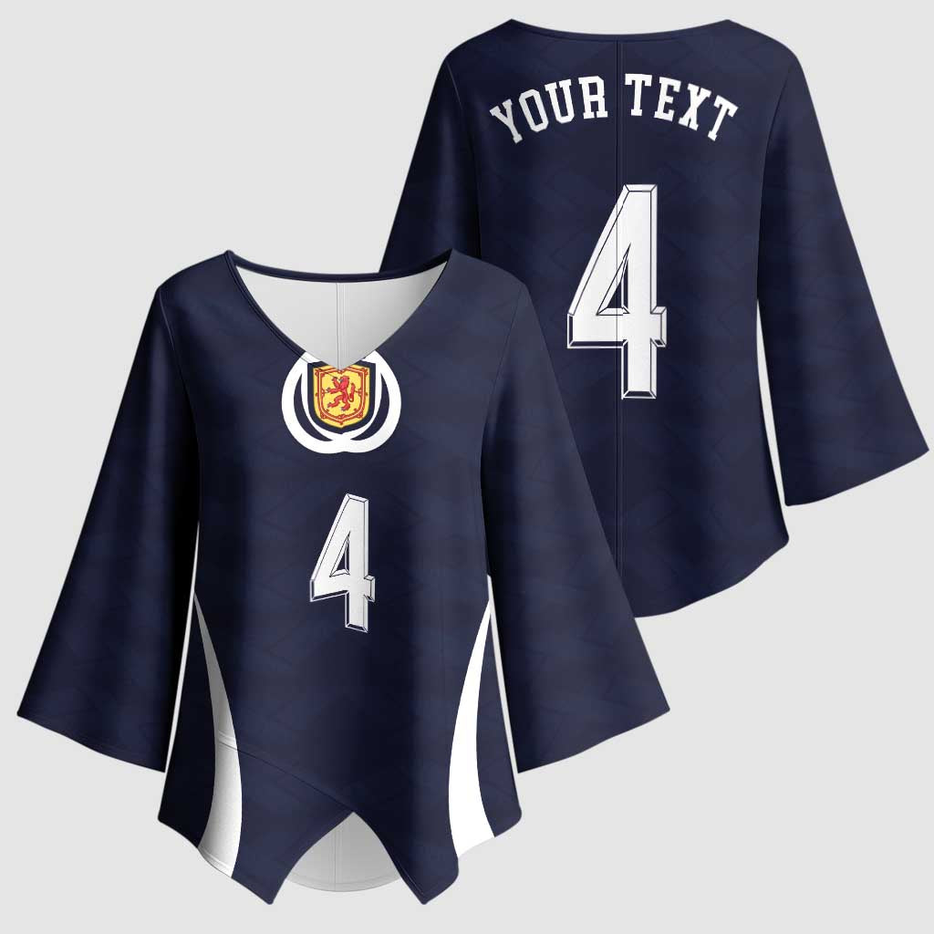 Custom Scotland Football Kimono Sleeve Blouse Glory 2026