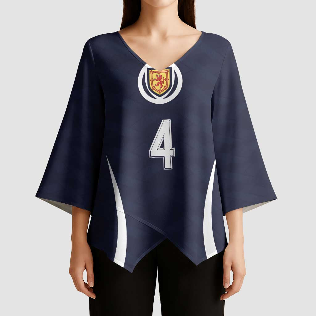 Custom Scotland Football Kimono Sleeve Blouse Glory 2026