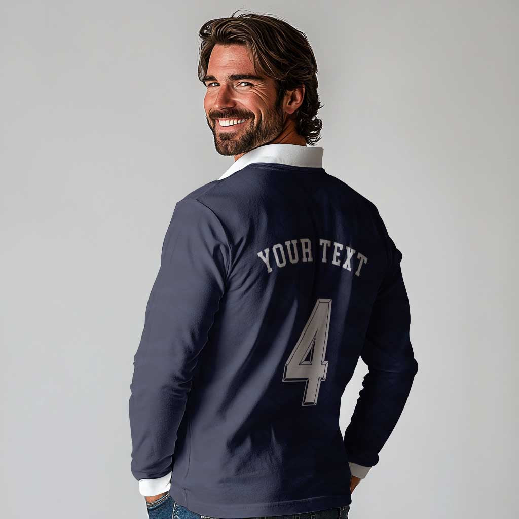 Custom Scotland Football Long Sleeve Polo Shirt Glory 2026