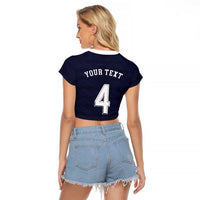Custom Scotland Football Raglan Cropped T Shirt Glory 2026