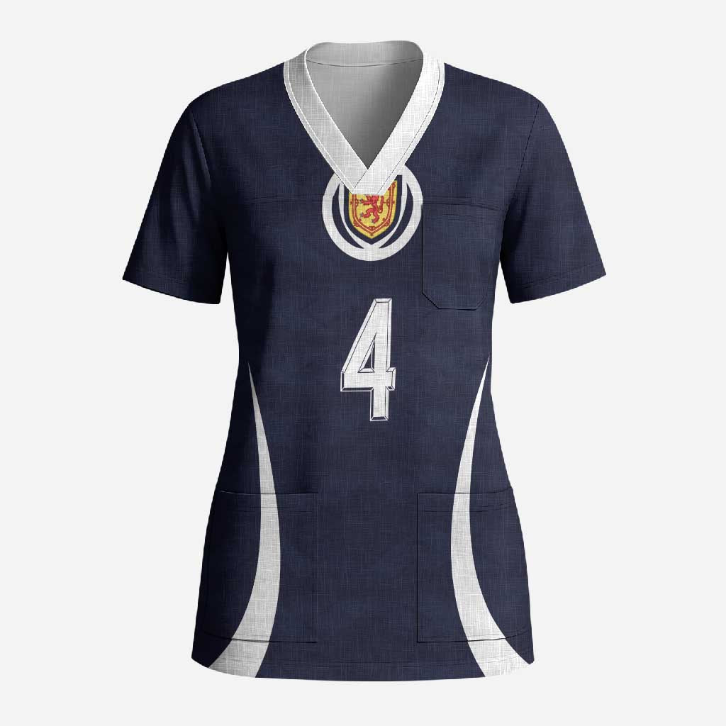 Custom Scotland Football Scrub Top Glory 2026