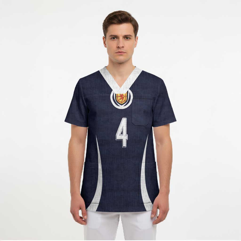 Custom Scotland Football Scrub Top Glory 2026